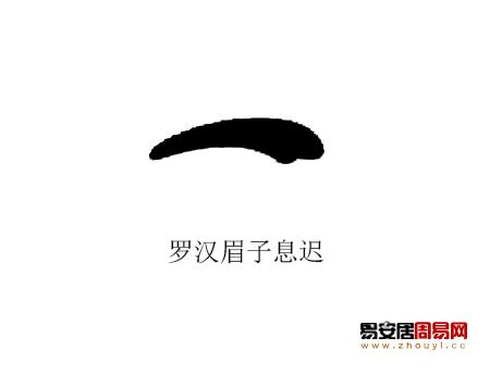 羅漢眉|羅漢眉面相圖解